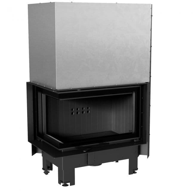 KRATKI MBM/L/BS/G/BLACK ΑΡΙΣΤΕΡΗ ΓΩΝΙΑ ΣΥΡΟΜΕΝΟ 10KW (110-140M2) ΕΝΕΡΓΕΙΑΚΟ ΤΖΑΚΙ ΑΕΡΟΘΕΡΜΟ ΜΕ ΜΑΥΡΑ ΚΕΡΑΜΙΚΑ TERMOTEC - Τζάκια