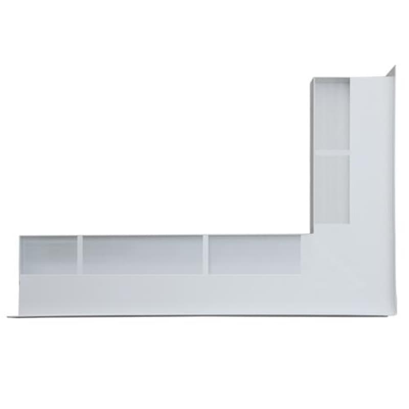 KRATKI ΠΕΡΣΙΔΑ LUFT/NL/90/45S/B 76,6X54,7X9CM ΛΕΥΚΗ ΑΡΙΣΤΕΡΗ ΓΩΝΙΑ - 4