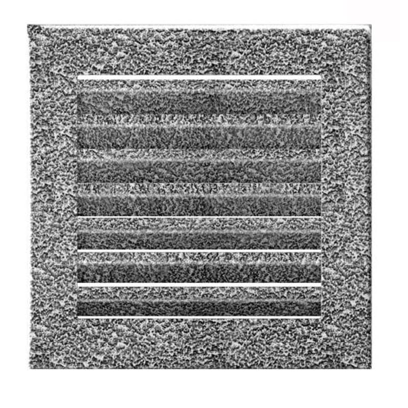 KRATKI ΠΕΡΣΙΔΑ 17CS/FRESH 17X17CM ΜΑΥΡΟ ΑΣΗΜΙ - Τζάκια