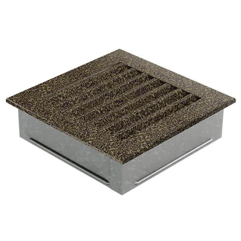 KRATKI ΠΕΡΣΙΔΑ 17CZ/FRESH 17X17CM ΜΑΥΡΟ ΧΡΥΣΟ - 2