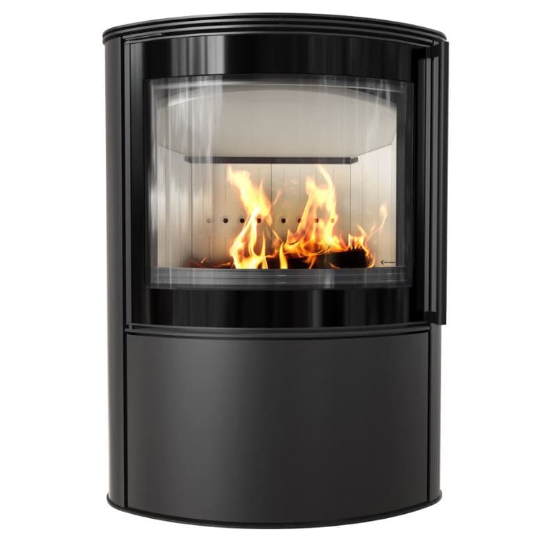 KRATKI BJORN 8KW (60-80M2) ΕΝΕΡΓΕΙΑΚΗ ΣΟΜΠΑ ΞΥΛΟΥ ΑΠΟ ΧΑΛΥΒΑ ΜΕ ΛΕΥΚΑ ΚΕΡΑΜΙΚΑ TERMOTEC - Σόμπες