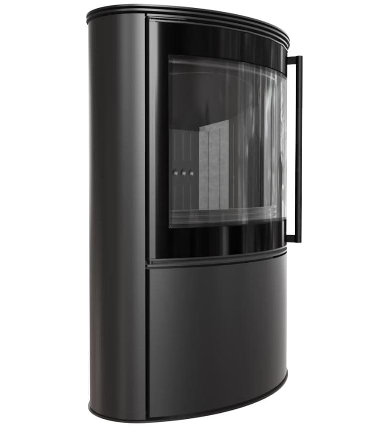 KRATKI BJORN/BLACK 8KW (60-80M2) ΕΝΕΡΓΕΙΑΚΗ ΣΟΜΠΑ ΞΥΛΟΥ ΑΠΟ ΧΑΛΥΒΑ ΜΕ ΜΑΥΡΑ ΚΕΡΑΜΙΚΑ TERMOTEC - 12
