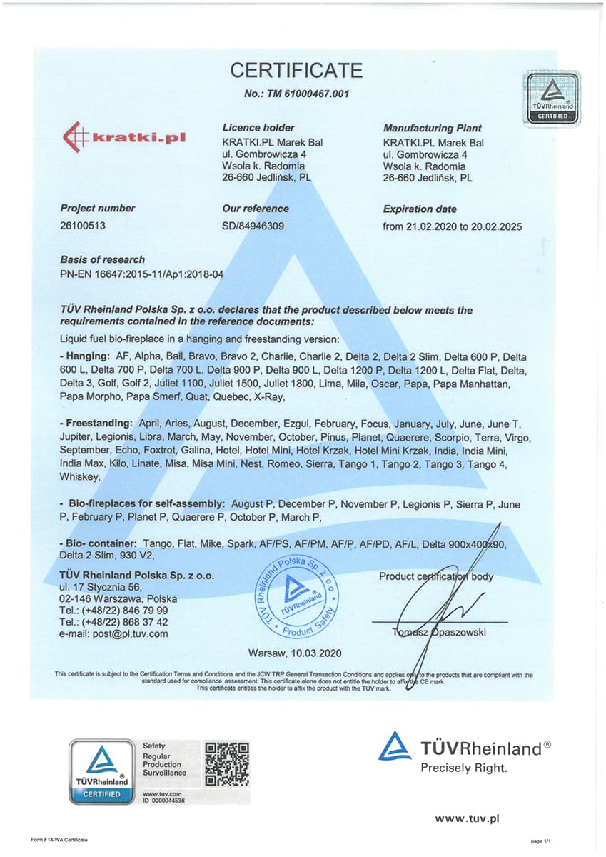 KRATKI ECHO/BIALY/TUV ΕΣΤΙΑ ΒΙΟΑΙΘΑΝΟΛΗΣ ΜΕ ΠΙΣΤΟΠΟΙΗΣΗ TUV (0,2lt) - 9
