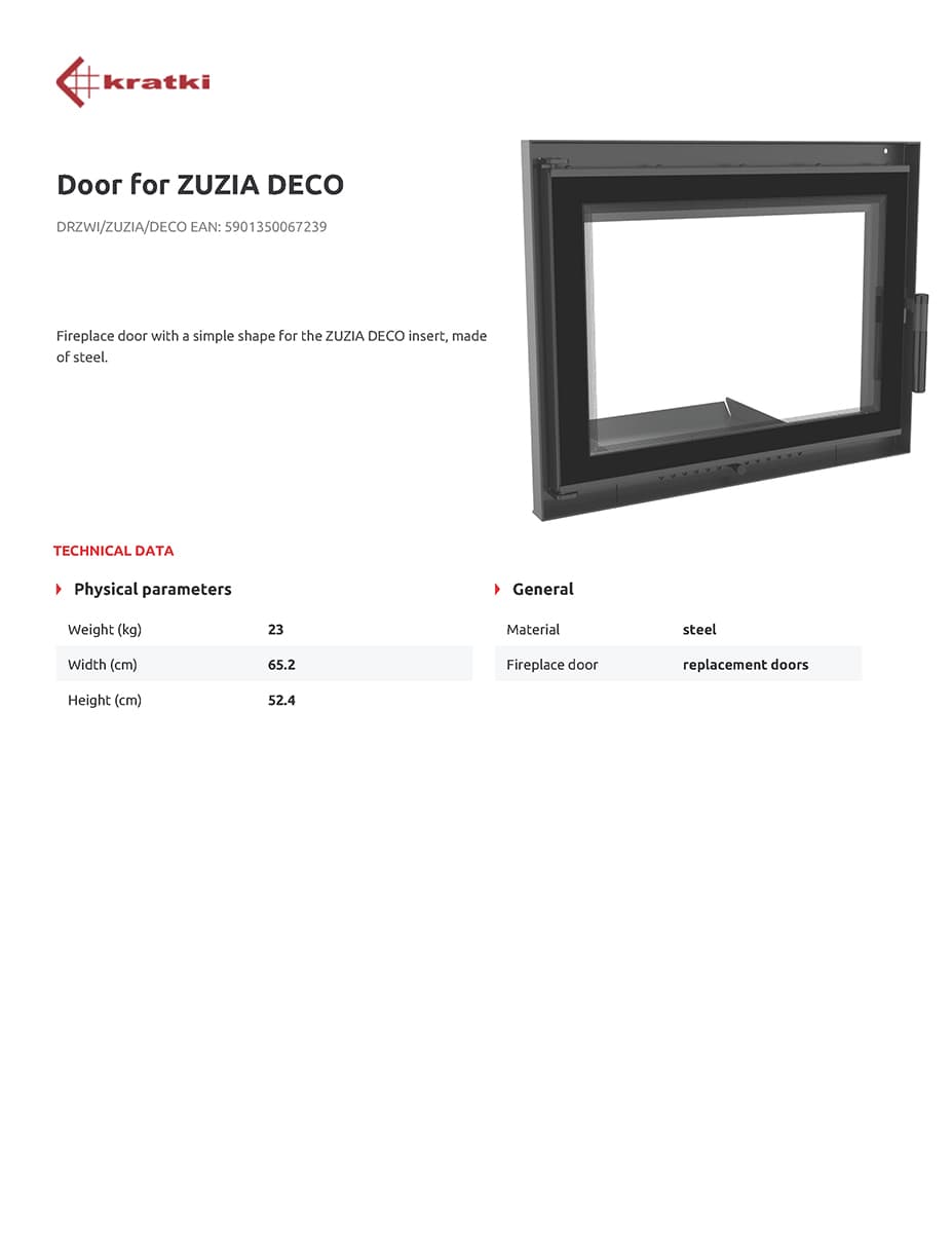 KRATKI DRZWI/ZUZIA/DECO ΠΡΟΣΟΨΗ ΤΖΑΚΙΟΥ ZUZIA/DECO - 3