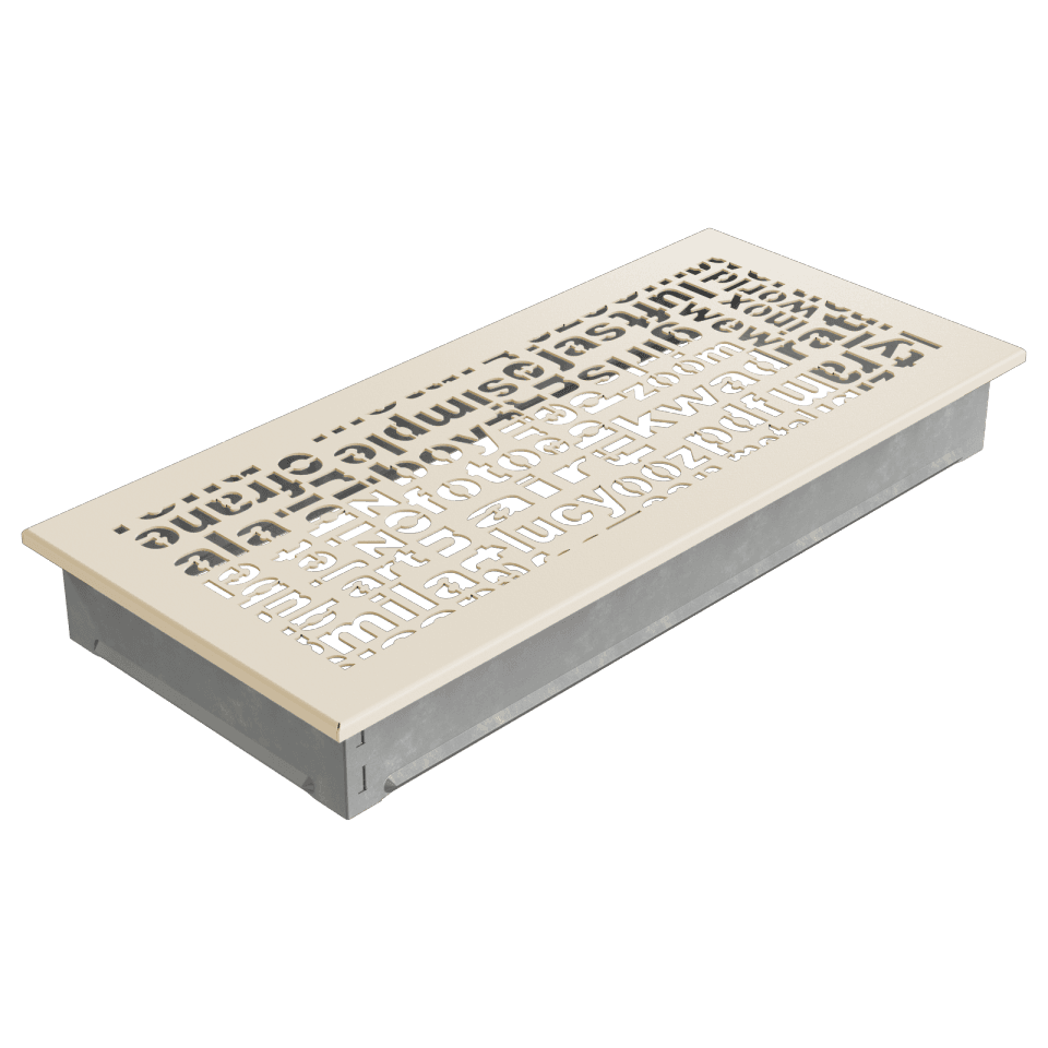 KRATKI ΠΕΡΣΙΔΑ 37ABC/K (17X37CM) ΚΡΕΜ - 3