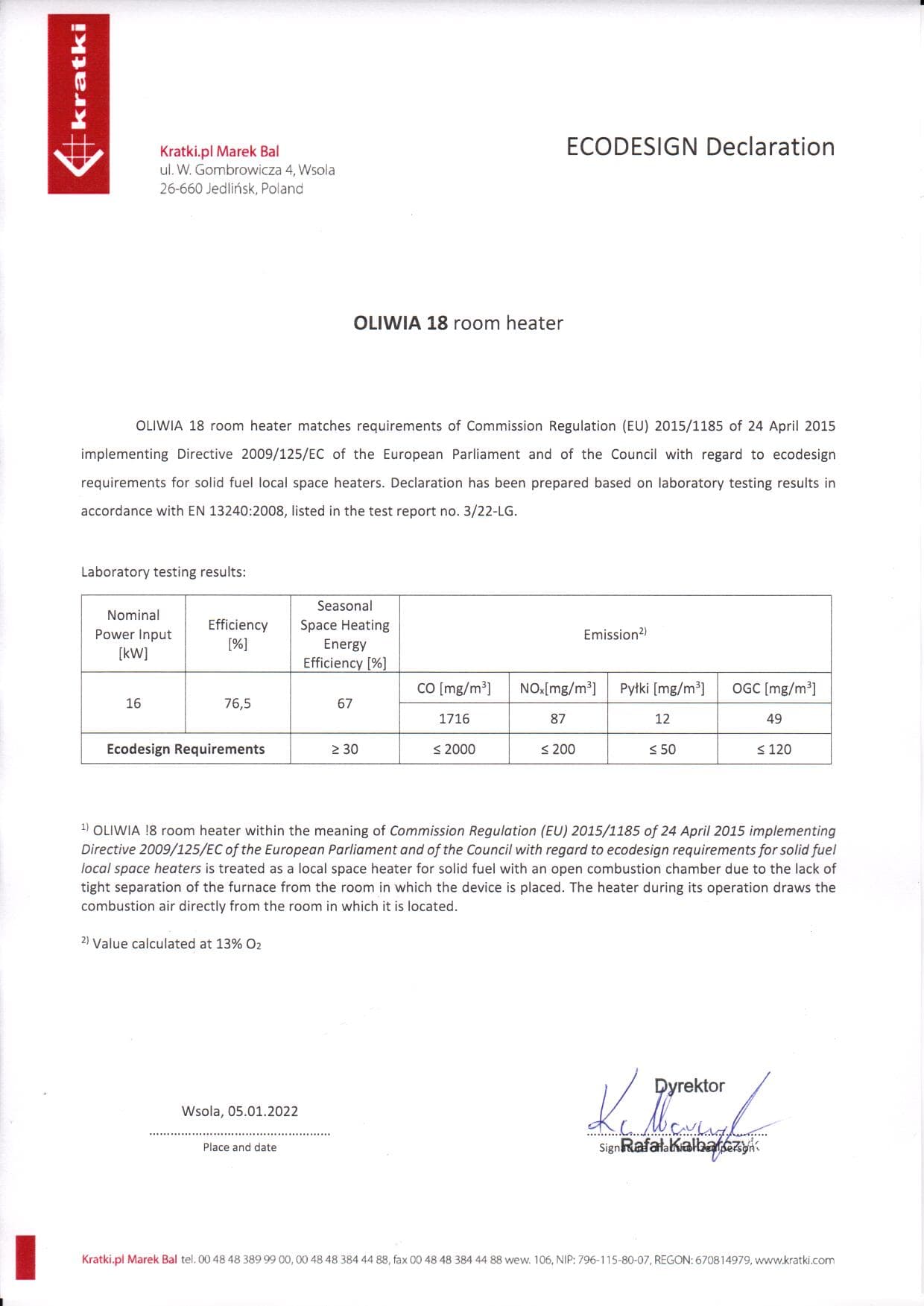 KRATKI OLIWIA/DECO ΑΝΟΙΓΟΜΕΝΟ ECODESIGN 16KW (150-180Μ2) ΕΝΕΡΓΕΙΑΚΟ ΤΖΑΚΙ ΑΕΡΟΘΕΡΜΟ ΜΑΝΤΕΜΕΝΙΟ - 5