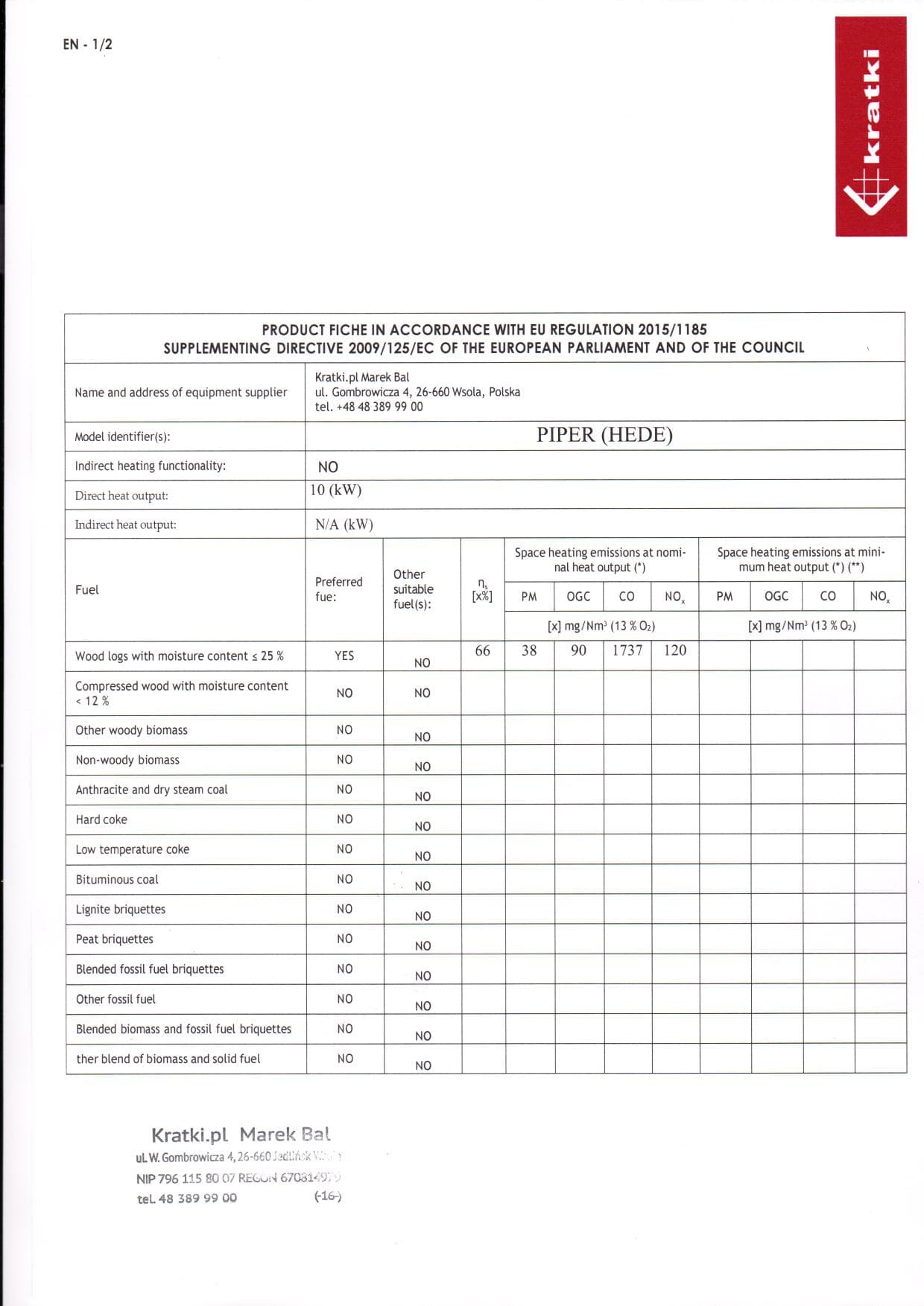KRATKI PIPER/PF ΙΣΙΟ 10KW 80-100M2. ΕΝΕΡΓΕΙΑΚΟ ΤΖΑΚΙ ΑΕΡΟΘΕΡΜΟ ΜΕ ΜΑΝΤΕΜΕΝΙΑ ΒΑΣΗ ΚΑΙ ΕΠΕΝΔΥΣΗ ACUMOTTE - 6