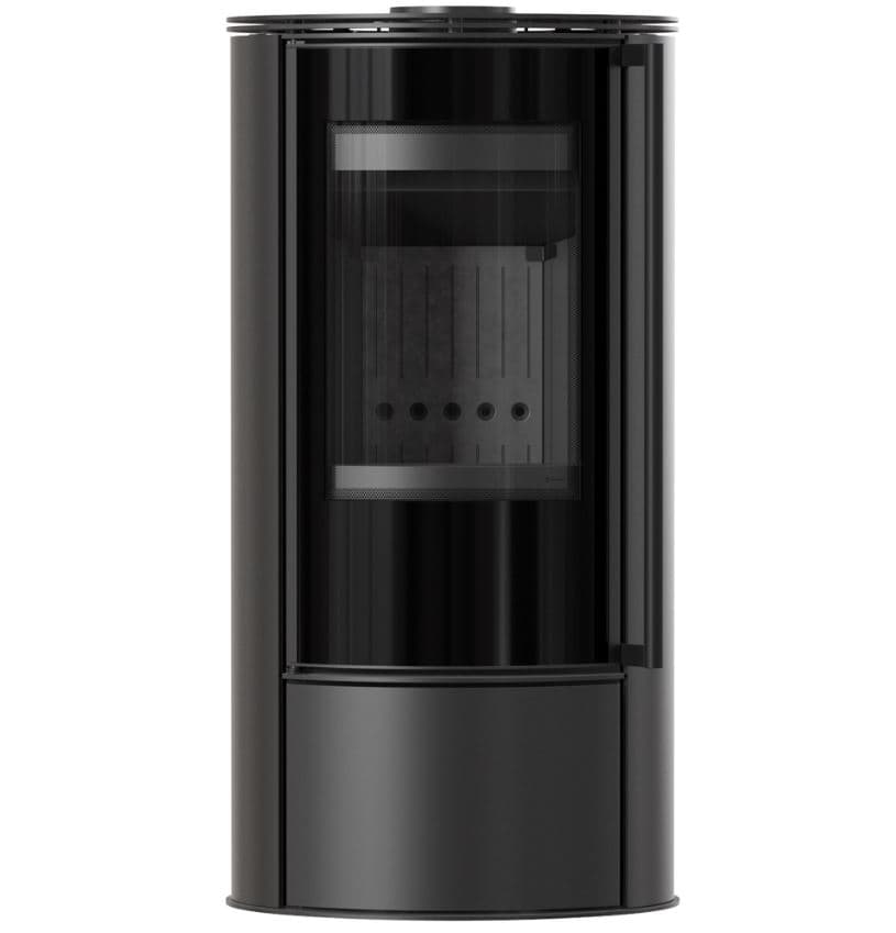 KRATKI ERIK/BLACK 5,5KW (40-60M2) ΕΝΕΡΓΕΙΑΚΗ ΣΟΜΠΑ ΞΥΛΟΥ ΑΠΟ ΧΑΛΥΒΑ ΜΕ ΜΑΥΡΑ ΚΕΡΑΜΙΚΑ TERMOTEC - Σόμπες