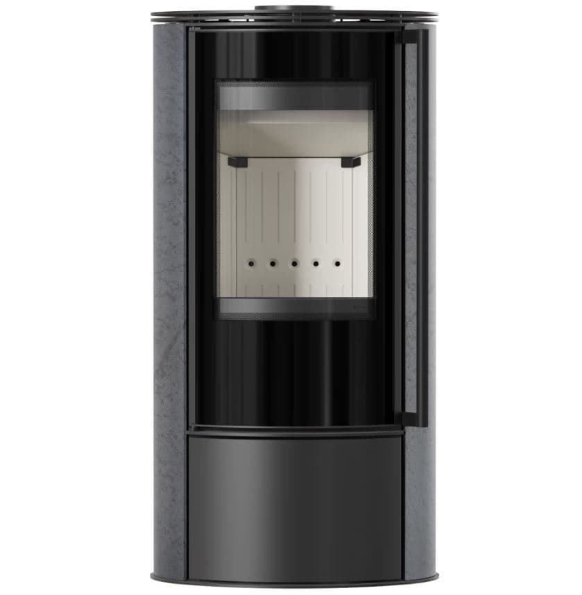 KRATKI ERIK/GFS (GRAFITE SATIN) 5,5KW (40-60M2) ΕΝΕΡΓΕΙΑΚΗ ΣΟΜΠΑ ΞΥΛΟΥ ΑΠΟ ΧΑΛΥΒΑ ΜΕ ΛΕΥΚΑ ΚΕΡΑΜΙΚΑ TERMOTEC - 10