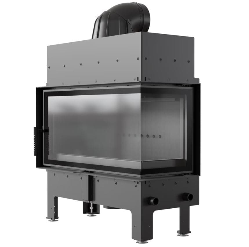 KRATKI FLOKI/L/P/BLACK ΔΕΞΙΑ ΓΩΝΙΑ ΑΝΟΙΓΟΜΕΝΟ (A+) 12KW (80-130M2) ΕΝΕΡΓΕΙΑΚΟ ΤΖΑΚΙ ΑΕΡΟΘΕΡΜΟ ΜΕ ΜΑΥΡΑ ΚΕΡΑΜΙΚΑ TERMOTEC - Τζάκια
