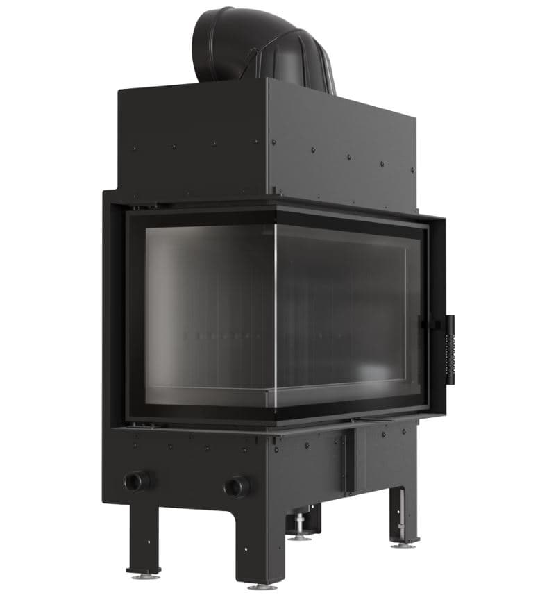 KRATKI FLOKI/S/L/BLACK ΑΡΙΣΤΕΡΗ ΓΩΝΙΑ ΑΝΟΙΓΟΜΕΝΟ 8KW (70-90M2) ΕΝΕΡΓΕΙΑΚΟ ΤΖΑΚΙ ΑΕΡΟΘΕΡΜΟ ΜΕ ΜΑΥΡΑ ΚΕΡΑΜΙΚΑ TERMOTEC - Τζάκια