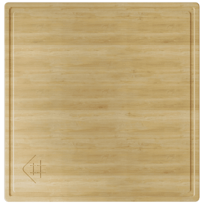 KRATKI QUADRUM/BLAT/DREWNIANY ΞΥΛΙΝΗ ΕΠΙΦΑΝΕΙΑ ΚΟΠΗΣ ΤΡΟΦΙΜΩΝ 46X46X4CM - 3