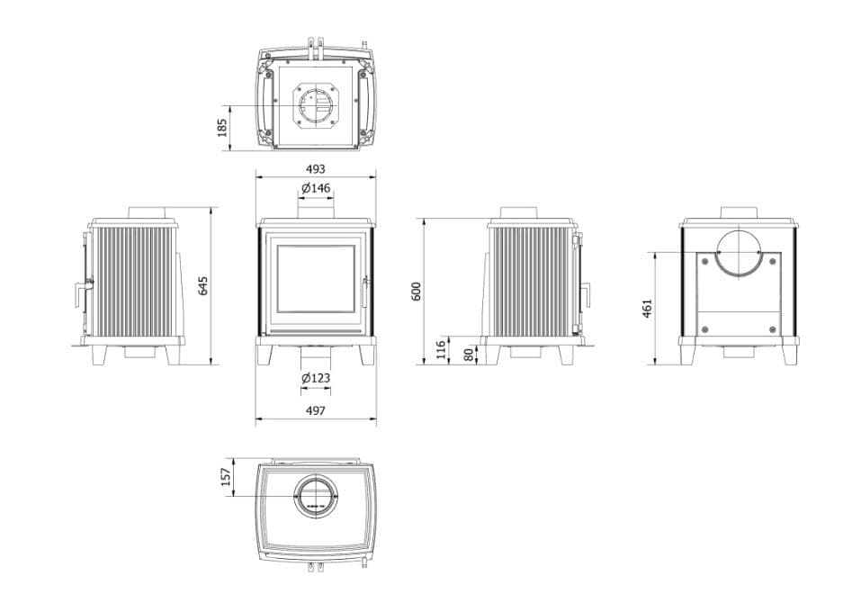 KRATKI KOZA/K11 ECODESIGN 6KW (50-80M2) ΕΝΕΡΓΕΙΑΚΗ ΣΟΜΠΑ ΜΑΝΤΕΜΕΝΙΑ - 3