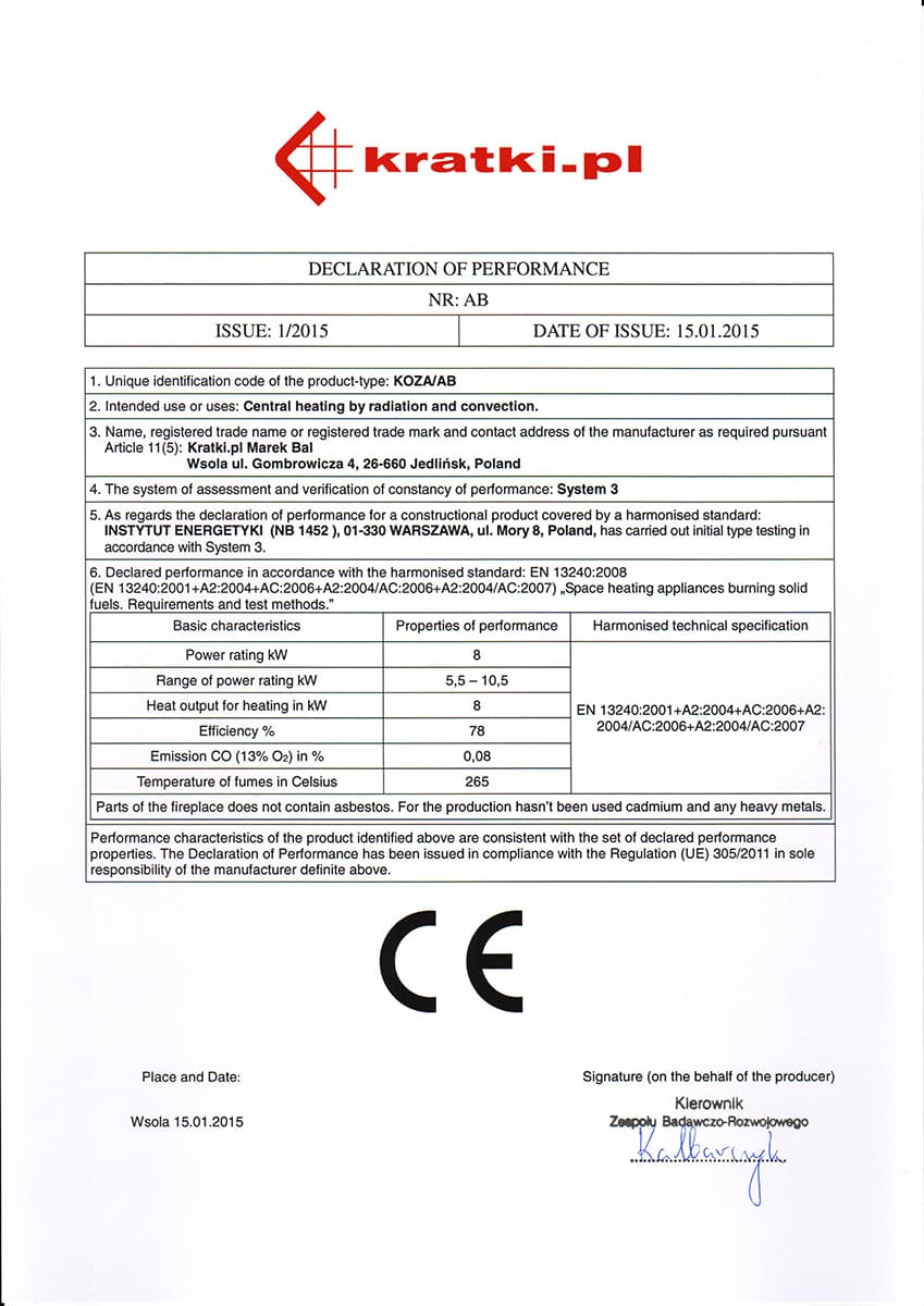 KRATKI KOZA/AB/S/N/O/DR/GLASS/KAFEL/CZERWONY 8KW / 50-70m2 ΠΕΡΙΣΤΡΕΦΟΜΕΝΗ ΕΝΕΡΓΕΙΑΚΗ ΣΟΜΠΑ ΑΠΟ ΧΑΛΥΒΑ ΜΕ ΕΞΩΤΕΡΙΚΗ ΕΠΕΝΔΥΣΗ ΑΠΟ ΚΟΚΚΙΝΟ ΚΕΡΑΜΙΚΟ ΚΑΙ ΦΙΜΕ ΤΖΑΜΙ - 6
