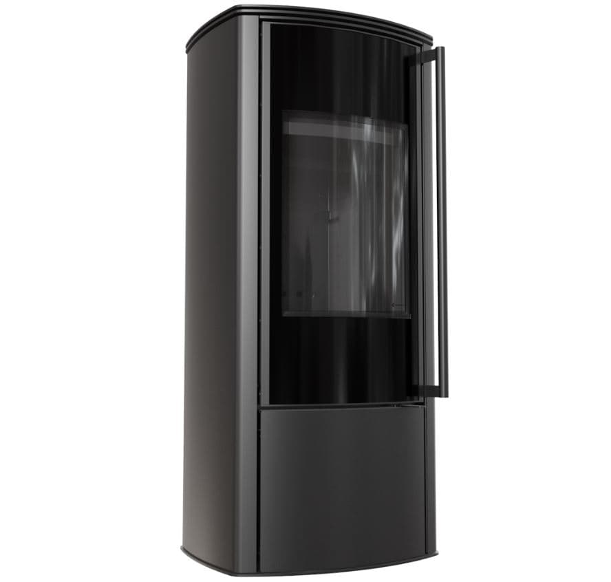 KRATKI KOZA/AB/ENYO/R/BLACK 5,5KW ECODESIGN (40-60M2) ΕΝΕΡΓΕΙΑΚΗ ΣΟΜΠΑ ΞΥΛΟΥ ΑΠΟ ΧΑΛΥΒΑ ΜΕ ΜΑΥΡΑ ΚΕΡΑΜΙΚΑ TERMOTEC - Σόμπες