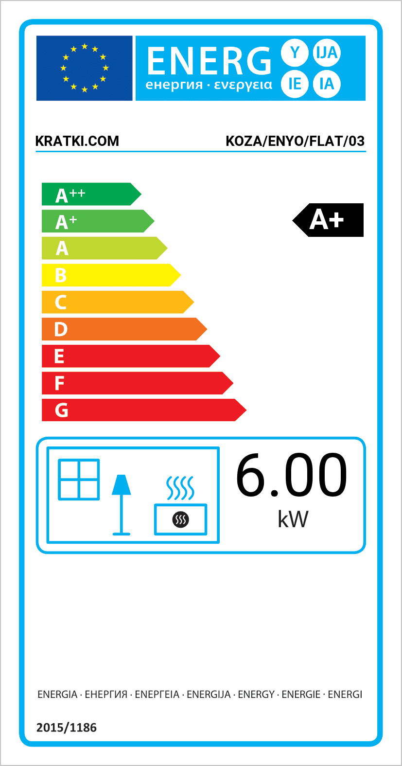 KRATKI KOZA/ENYO/FLAT/03 (A+) ECODESIGN 6KW (55-70M2) ΠΕΡΙΣΤΡΕΦΟΜΕΝΗ ΕΝΕΡΓΕΙΑΚΗ ΣΟΜΠΑ ΞΥΛΟΥ ΑΠΟ ΧΑΛΥΒΑ ΜΕ ΕΠΕΝΔΥΣΗ TERMOTEC - 7