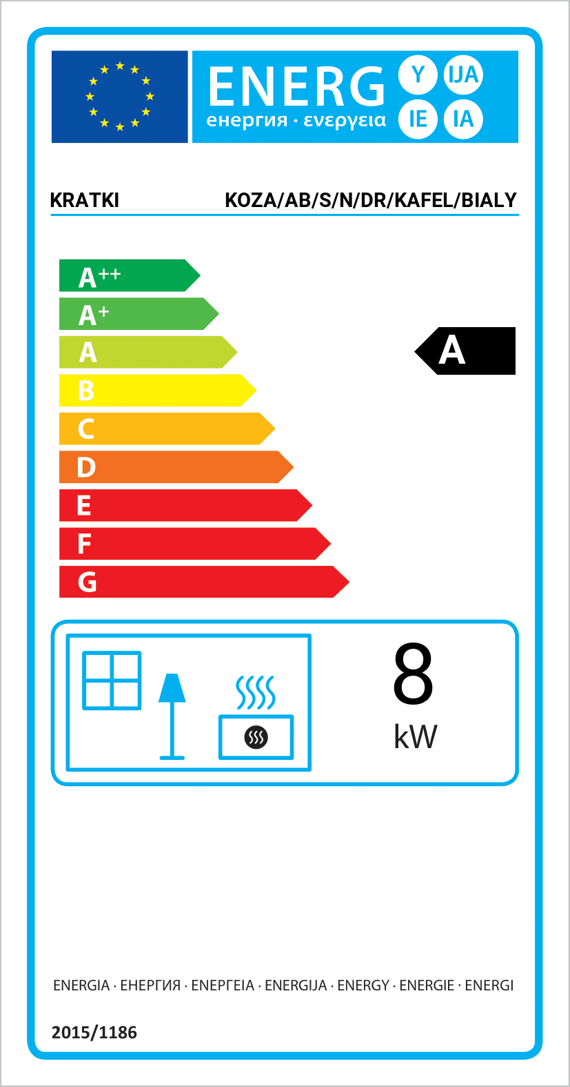 KRATKI KOZA/AB/S/N/DR/KAFEL/BIALY 8KW / 50-70m2 ΕΝΕΡΓΕΙΑΚΗ ΣΟΜΠΑ ΞΥΛΟΥ ΜΕ ΛΕΥΚΑ ΚΕΡΑΜΙΚΑ TERMOTEC - 5