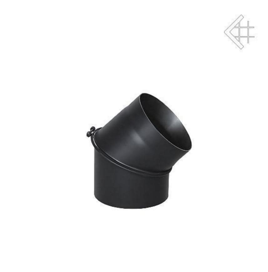 KRATKI ΓΩΝΙΑ ΑΠΟ ΜΑΥΡΟ ΧΑΛΥΒΑ KS130/45 - Τζάκια