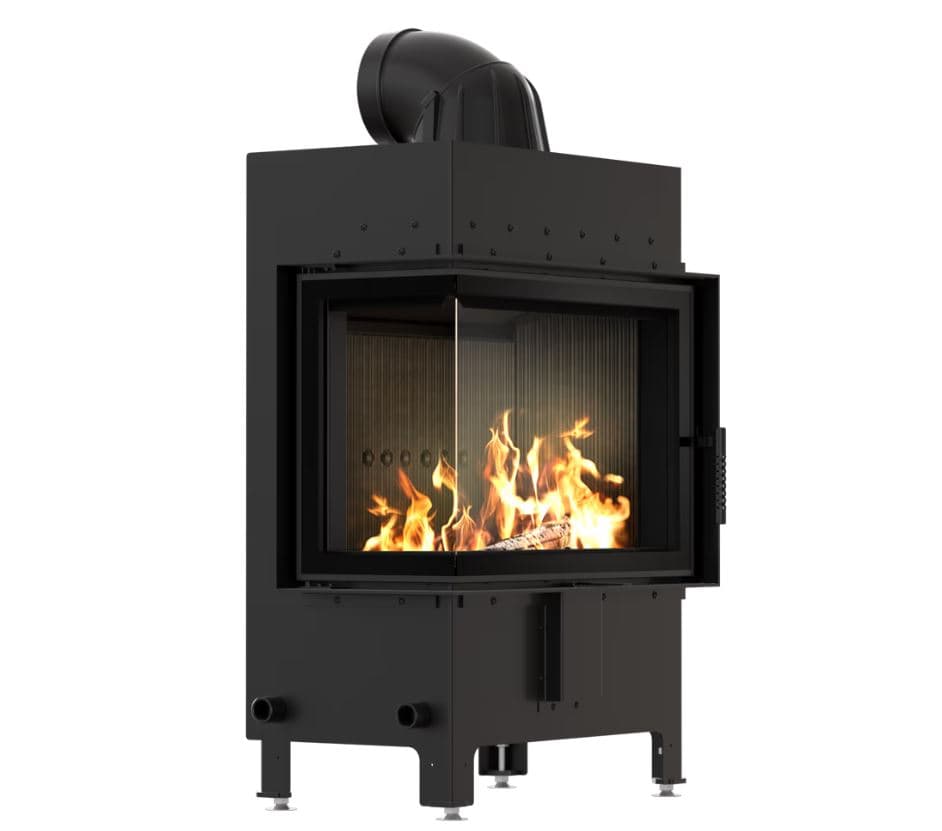KRATKI LUCY/12/L/NEW/BLACK ΑΡΙΣΤΕΡΗ ΓΩΝΙΑ ΑΝΟΙΓΟΜΕΝΟ 12KW (80-130M2) ΕΝΕΡΓΕΙΑΚΟ ΤΖΑΚΙ ΑΕΡΟΘΕΡΜΟ ΜΕ ΜΑΥΡΑ ΚΕΡΑΜΙΚΑ TERMOTEC - Τζάκια