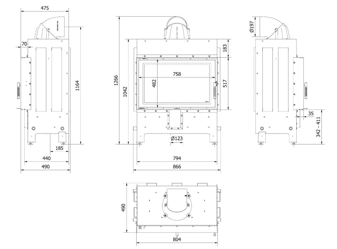 KRATKI LUCY/14/NEW ΑΝΟΙΓΟΜΕΝΟ 14KW (100-150M2) ΕΝΕΡΓΕΙΑΚΟ ΤΖΑΚΙ ΑΕΡΟΘΕΡΜΟ ΜΕ ΛΕΥΚΑ ΚΕΡΑΜΙΚΑ TERMOTEC - 3