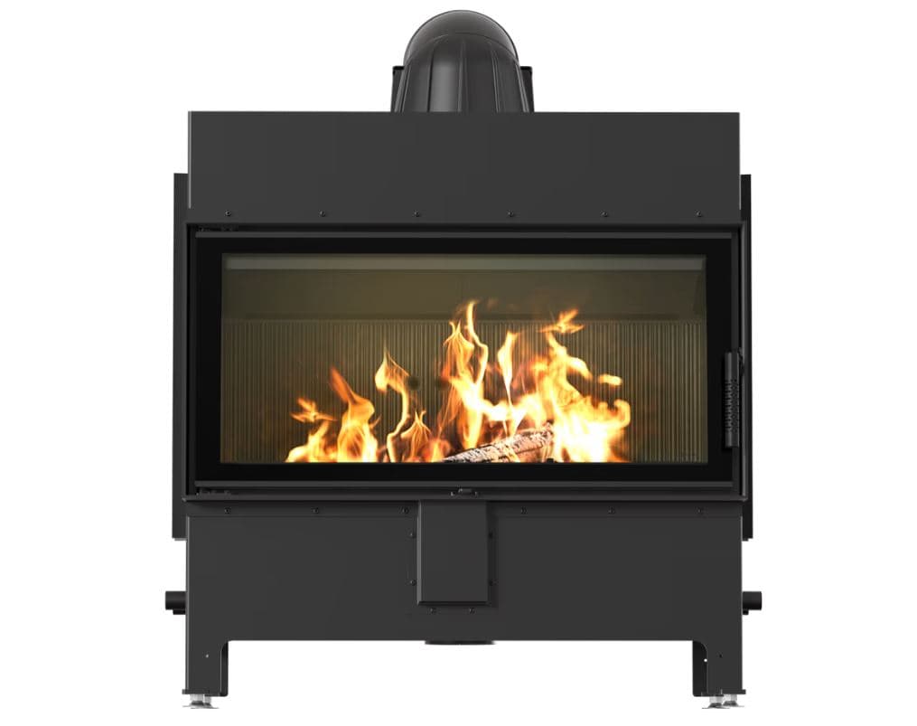 KRATKI LUCY/16/NEW/BLACK ΑΝΟΙΓΟΜΕΝΟ 16KW (110-175M2) ΕΝΕΡΓΕΙΑΚΟ ΤΖΑΚΙ ΑΕΡΟΘΕΡΜΟ ΜΕ ΜΑΥΡΑ ΚΕΡΑΜΙΚΑ TERMOTEC - Τζάκια