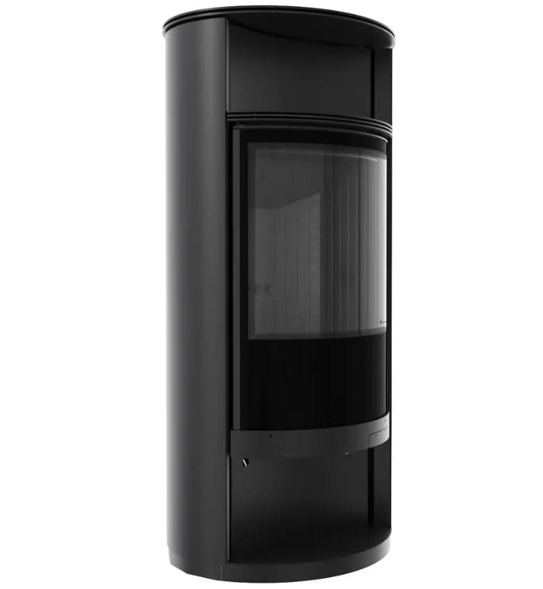 KRATKI RUNA/BLACK ECODESIGN 8KW (50-70M2) ΕΝΕΡΓΕΙΑΚΗ ΣΟΜΠΑ ΞΥΛΟΥ ΑΠΟ ΧΑΛΥΒΑ ΜΕ ΜΑΥΡΑ ΚΕΡΑΜΙΚΑ TERMOTEC - Σόμπες