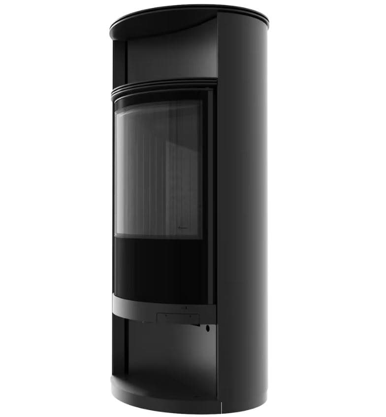 KRATKI RUNA/BLACK ECODESIGN 8KW (50-70M2) ΕΝΕΡΓΕΙΑΚΗ ΣΟΜΠΑ ΞΥΛΟΥ ΑΠΟ ΧΑΛΥΒΑ ΜΕ ΜΑΥΡΑ ΚΕΡΑΜΙΚΑ TERMOTEC - 8