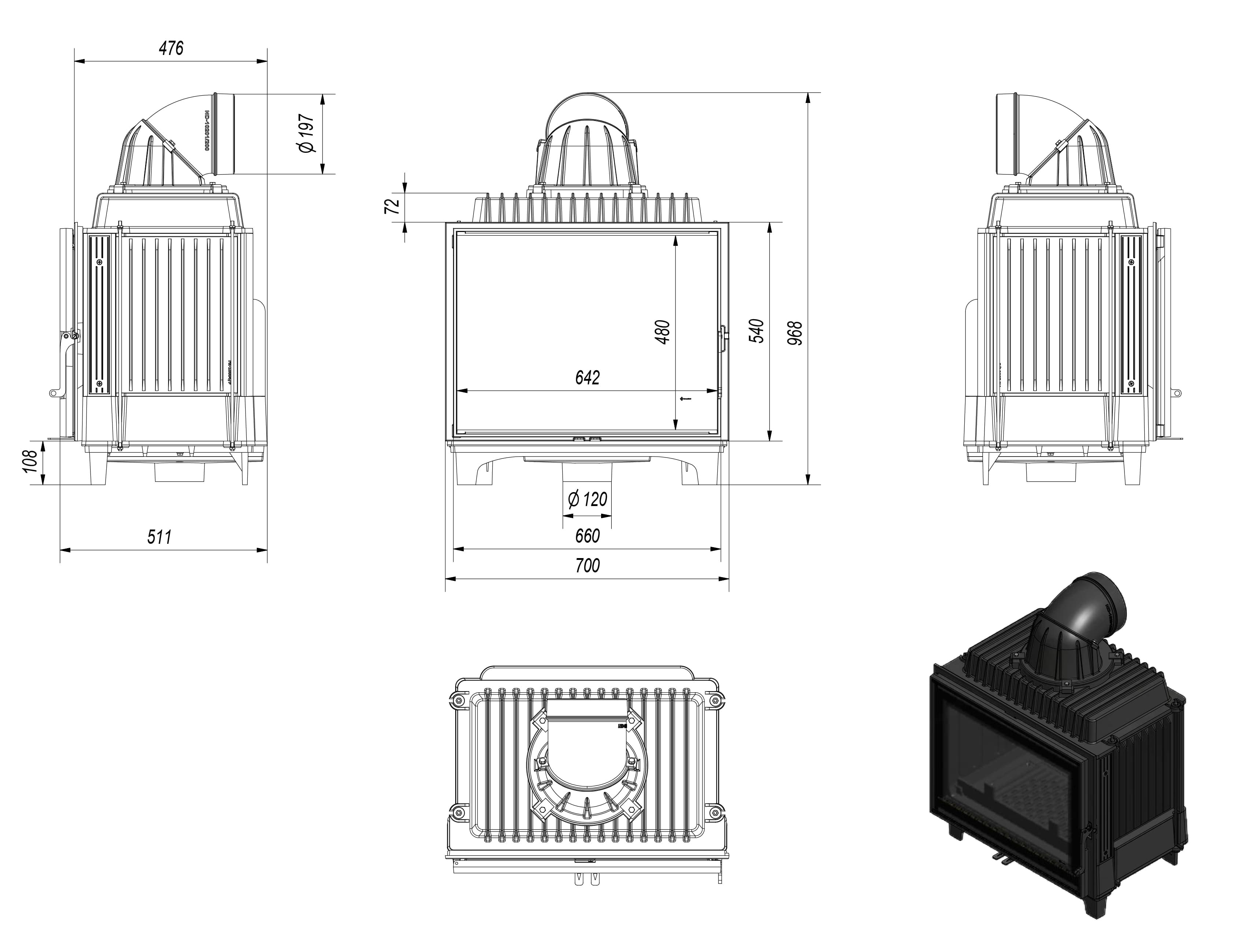 KRATKI FRANEK/12/PF ΙΣΙΟ 12KW ECODESIGN (100-130M2) ΕΝΕΡΓΕΙΑΚΟ ΤΖΑΚΙ ΑΕΡΟΘΕΡΜΟ ΜΑΝΤΕΜΕΝΙΟ - 3
