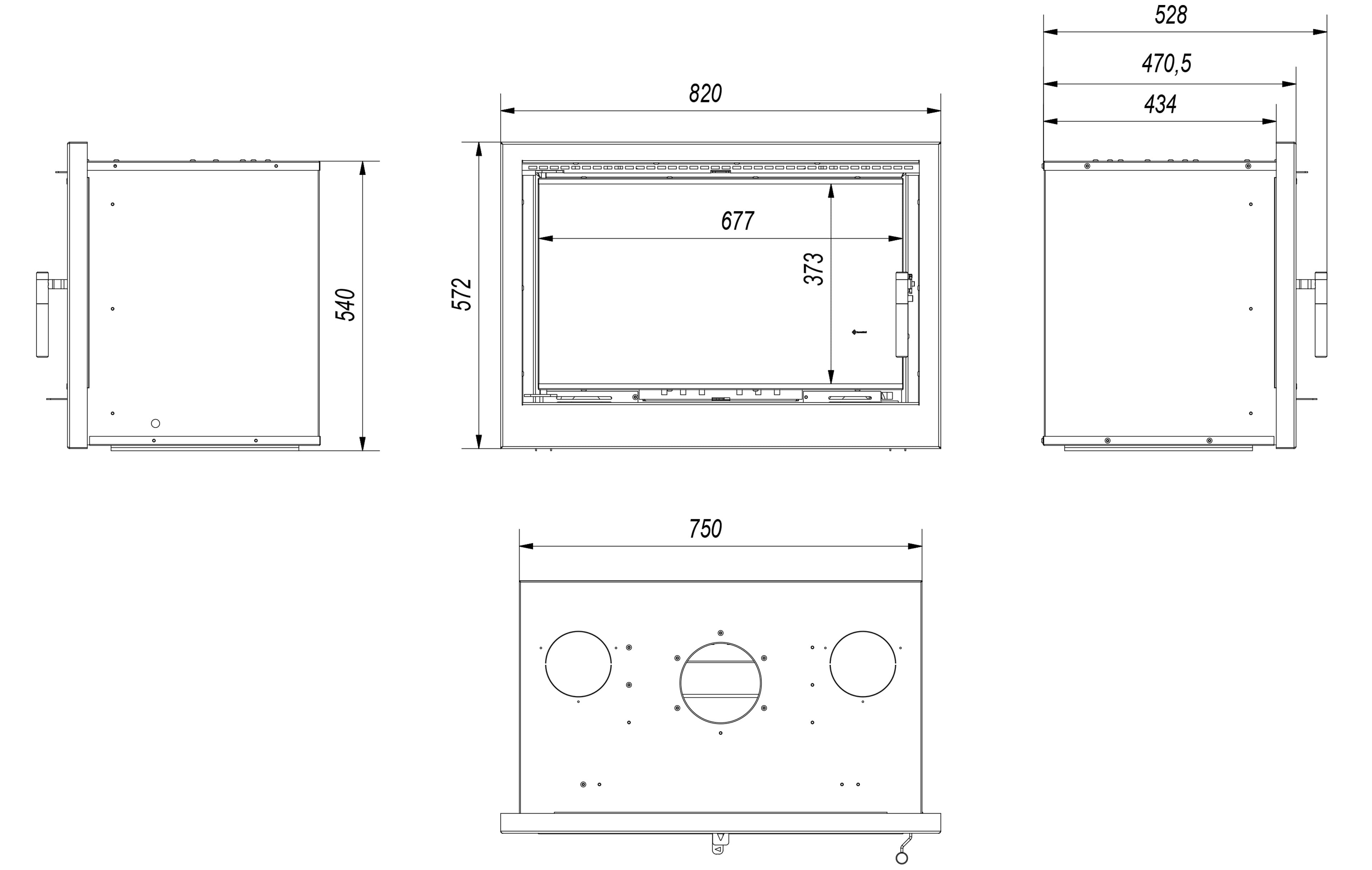 KRATKI KASETA/ARKE/75 (75/54) ECODESIGN (A+) 8KW (80-120Μ2)  ΕΝΕΡΓΕΙΑΚΗ ΕΣΤΙΑ ΑΕΡΟΘΕΡΜΗ ΜΕ ΔΙΠΛΟ ΒΕΝΤΙΛΑΤΕΡ (280M3/h) ΚΑΙ ΛΕΥΚΑ ΚΕΡΑΜΙΚΑ TERMOTEC - 3