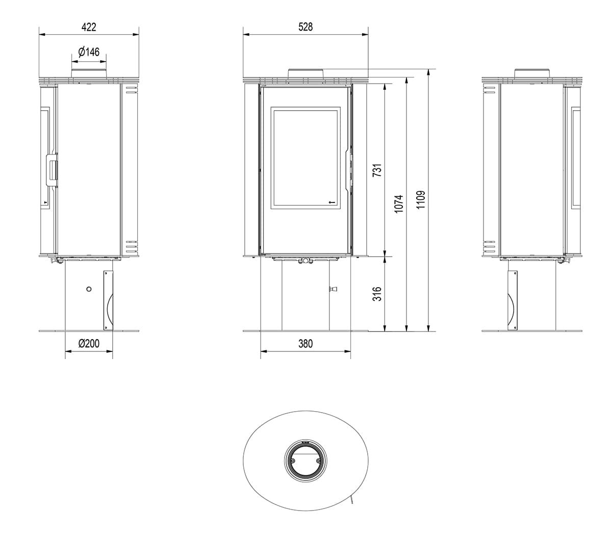 KRATKI KOZA/AB/S/N/O/DR/GLASS/KAFEL/CZERWONY 8KW / 50-70m2 ΠΕΡΙΣΤΡΕΦΟΜΕΝΗ ΕΝΕΡΓΕΙΑΚΗ ΣΟΜΠΑ ΑΠΟ ΧΑΛΥΒΑ ΜΕ ΕΞΩΤΕΡΙΚΗ ΕΠΕΝΔΥΣΗ ΑΠΟ ΚΟΚΚΙΝΟ ΚΕΡΑΜΙΚΟ ΚΑΙ ΦΙΜΕ ΤΖΑΜΙ - 2