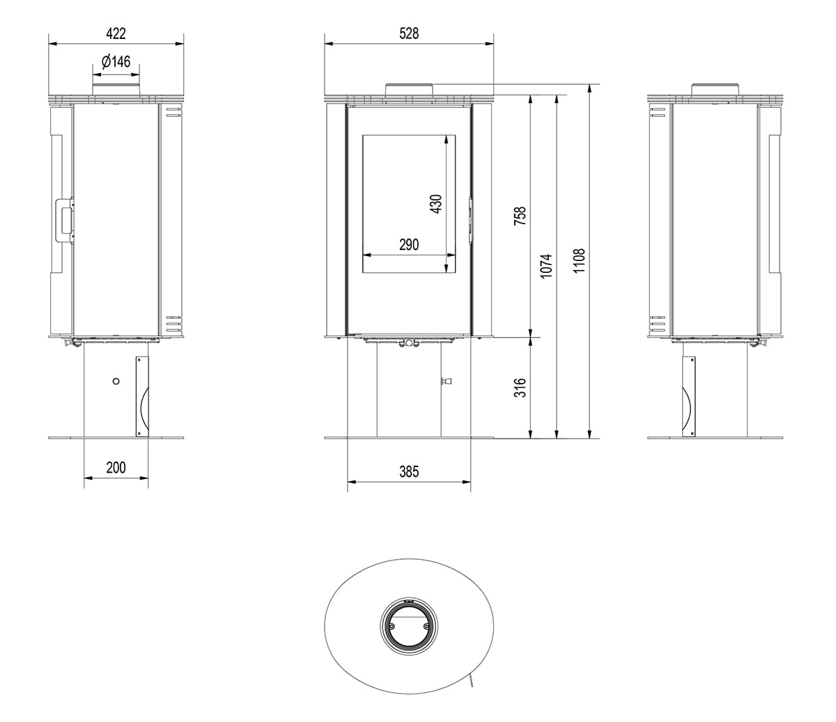 KRATKI KOZA/AB/S/N/O/DR/KAFEL/CZERWONY  8KW / 50-70m2 ΠΕΡΙΣΤΡΕΦΟΜΕΝΗ ΕΝΕΡΓΕΙΑΚΗ ΣΟΜΠΑ ΑΠΟ ΧΑΛΥΒΑ ΜΕ ΕΞΩΤΕΡΙΚΗ ΕΠΕΝΔΥΣΗ ΑΠΟ ΚΟΚΚΙΝΟ ΚΕΡΑΜΙΚΟ - 2