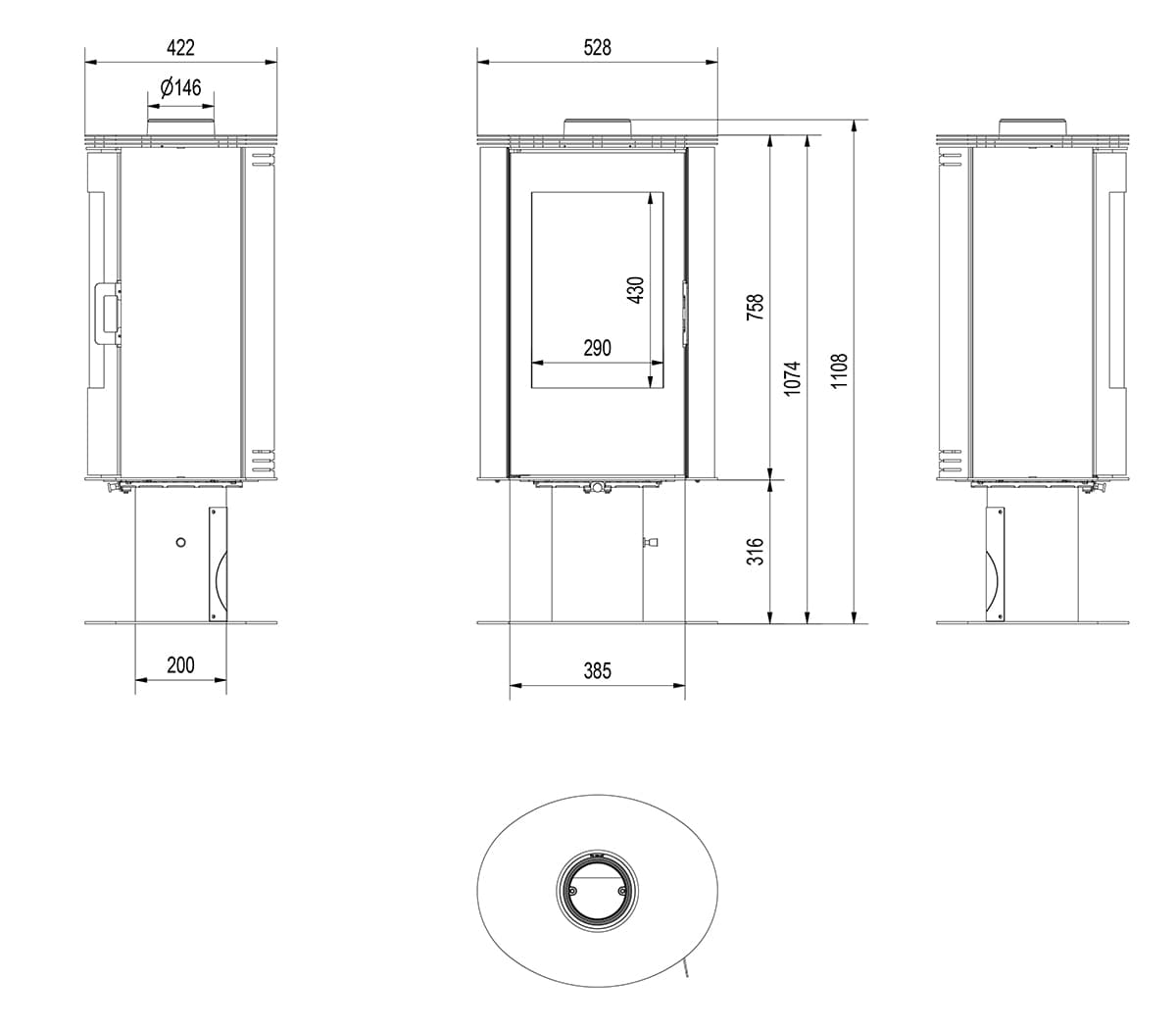 KRATKI KOZA/AB/S/N/O/DR  8KW / 50-70m2 ΠΕΡΙΣΤΡΕΦΟΜΕΝΗ ΕΝΕΡΓΕΙΑΚΗ ΣΟΜΠΑ ΑΠΟ ΧΑΛΥΒΑ ΜΕ ΕΣΩΤΕΡΙΚΗ ΕΠΕΝΔΥΣΗ ACUMOTTE - 2