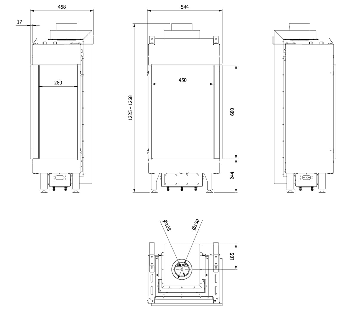 KRATKI LEO/P/45/68/G20 ΔΕΞΙΑ ΓΩΝΙΑ ΕΝΕΡΓΕΙΑΚΟ ΤΖΑΚΙ ΦΥΣΙΚΟΥ ΑΕΡΙΟΥ - 2