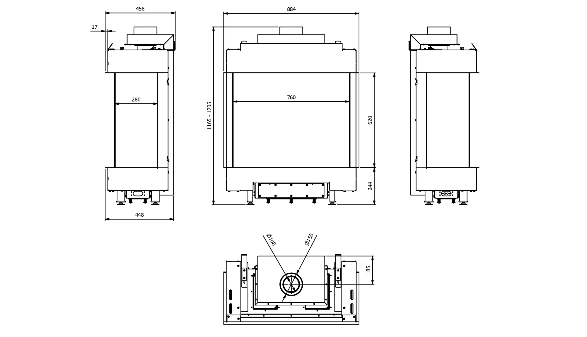 KRATKI LEO/LP/76/62/G31/37MBAR ΤΡΙΩΝ ΟΨΕΩΝ 8,6KW (55-90M2) ΕΝΕΡΓΕΙΑΚΟ ΤΖΑΚΙ ΓΚΑΖΙΟΥ - 2
