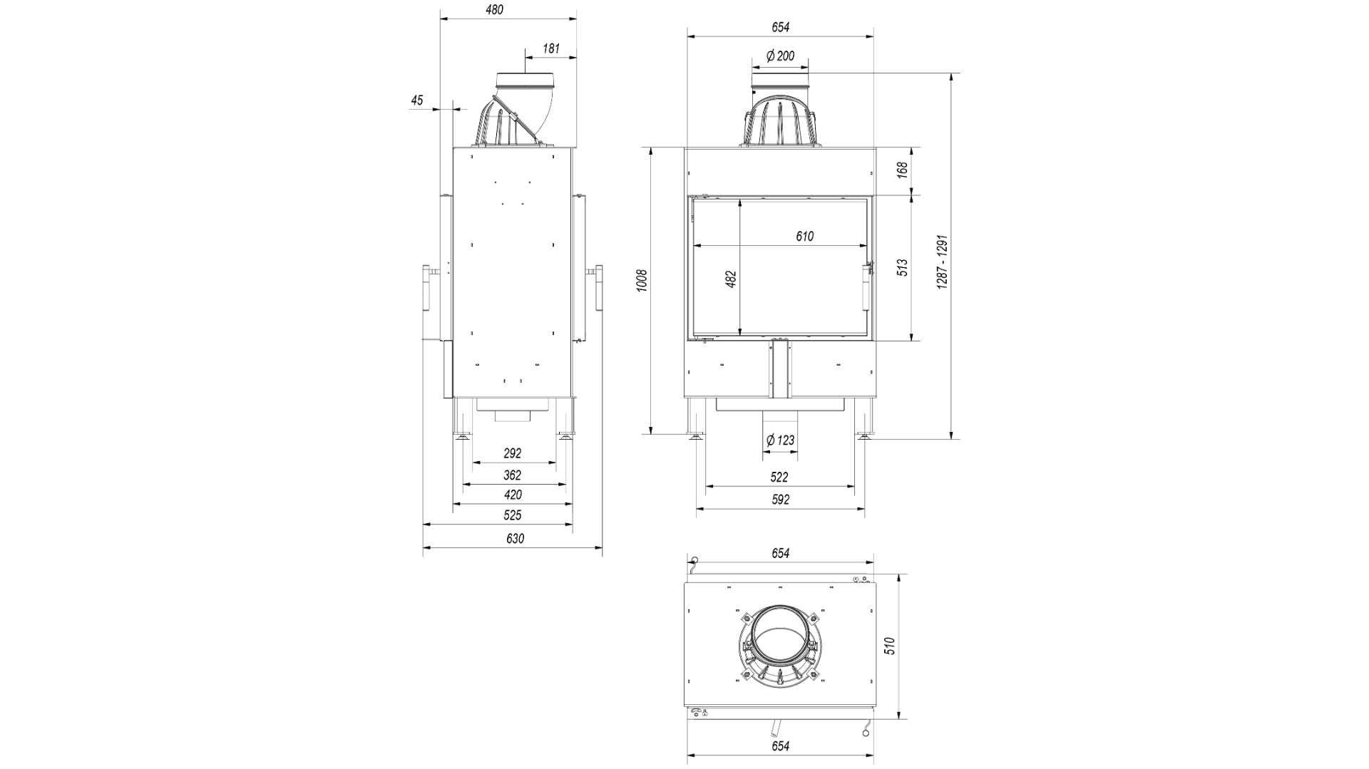 KRATKI LUCY/12/T/BLACK ΔΙΑΜΠΕΡΕΣ ΑΝΟΙΓΟΜΕΝΟ 12KW (100-160M2) ΕΝΕΡΓΕΙΑΚΟ ΤΖΑΚΙ ΑΕΡΟΘΕΡΜΟ ΜΕ ΜΑΥΡΑ ΚΕΡΑΜΙΚΑ TERMOTEC - 3