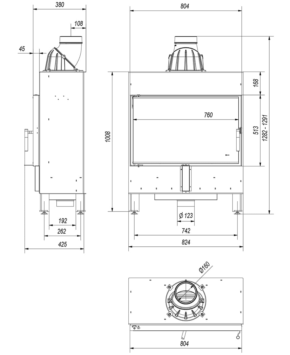 KRATKI LUCY/14/SLIM ΙΣΙΟ 10KW 80-100M2 ΕΝΕΡΓΕΙΑΚΟ ΤΖΑΚΙ ΑΕΡΟΘΕΡΜΟ ΜΕ ΑΝΟΙΓΟΜΕΝΗ ΠΟΡΤΑ ΚΑΙ ΕΠΕΝΔΥΣΗ TERMOTEC - 2
