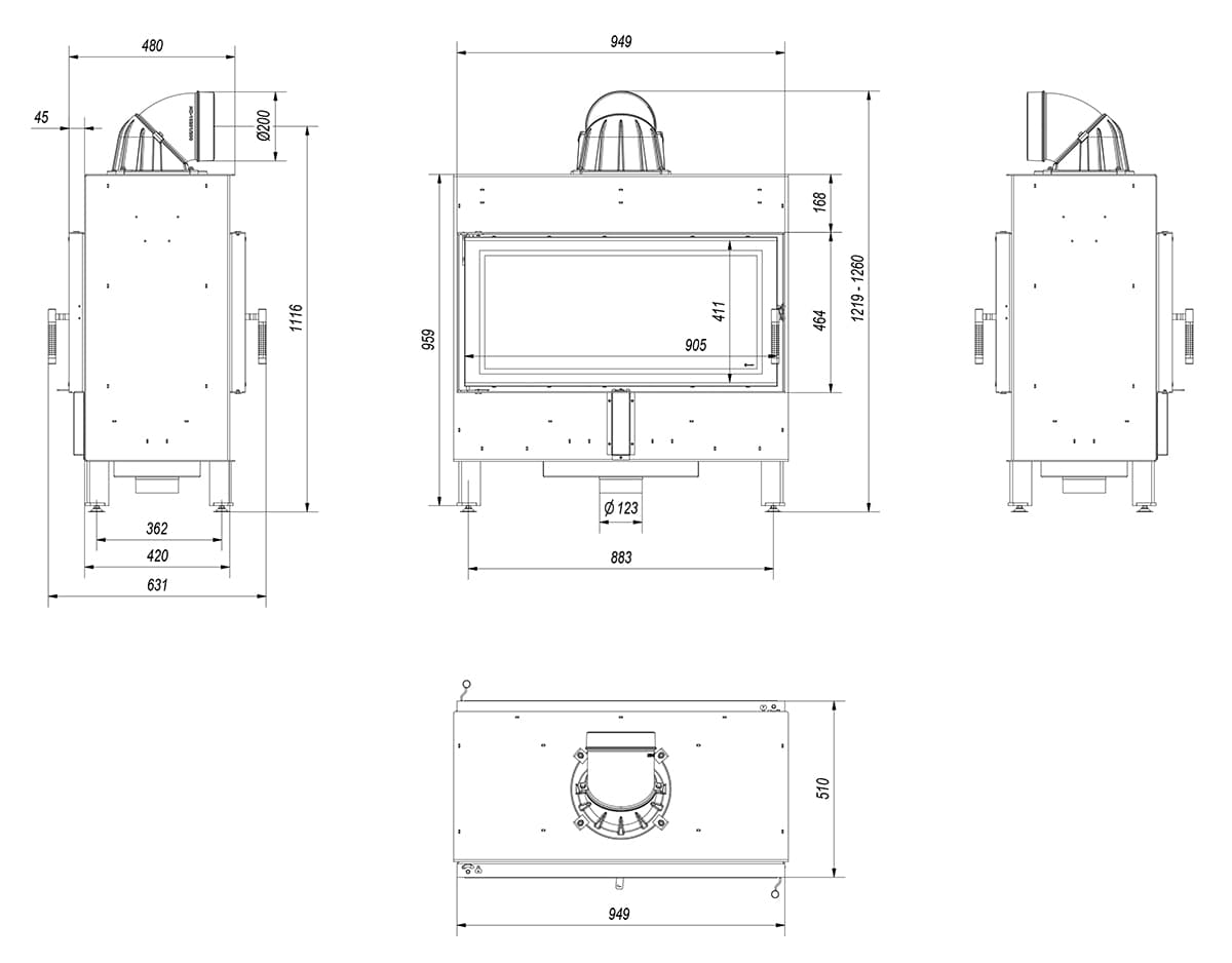KRATKI LUCY/16/T ΔΙΑΜΠΕΡΕΣ 16KW 120-160M2 ΕΝΕΡΓΕΙΑΚΟ ΤΖΑΚΙ ΑΕΡΟΘΕΡΜΟ ΜΕ ΑΝΟΙΓΟΜΕΝΕΣ ΠΟΡΤΕΣ ΚΑΙ ΕΠΕΝΔΥΣΗ TERMOTEC - 3