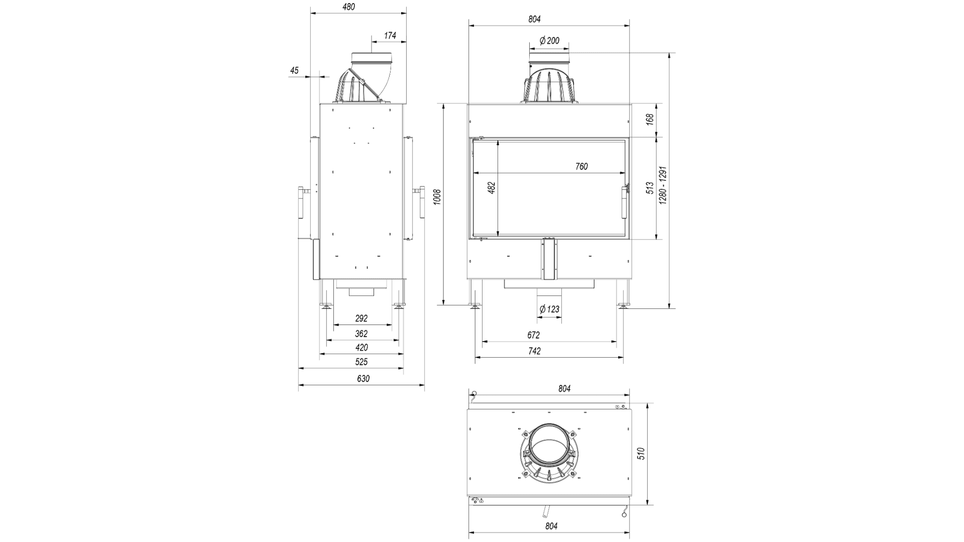 KRATKI LUCY/14/T/BLACK ΔΙΑΜΠΕΡΕΣ ΑΝΟΙΓΟΜΕΝΟ 14KW (100-180M2) ΕΝΕΡΓΕΙΑΚΟ ΤΖΑΚΙ ΑΕΡΟΘΕΡΜΟ ΜΕ ΜΑΥΡΑ ΚΕΡΑΜΙΚΑ TERMOTEC - 3