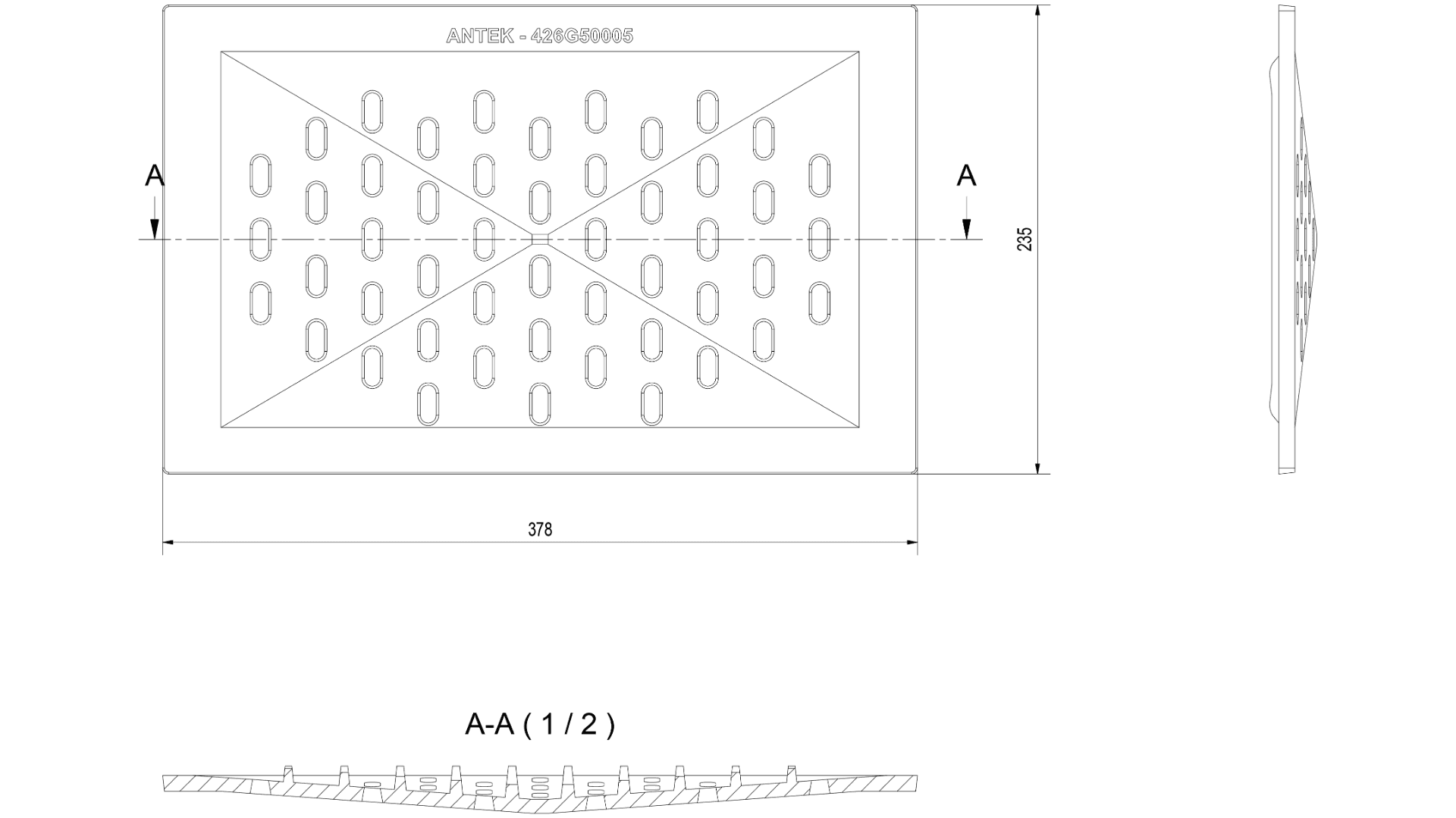 KRATKI ΣΧΑΡΑ ANTEK 426-G-50005/MALOWANE - 3