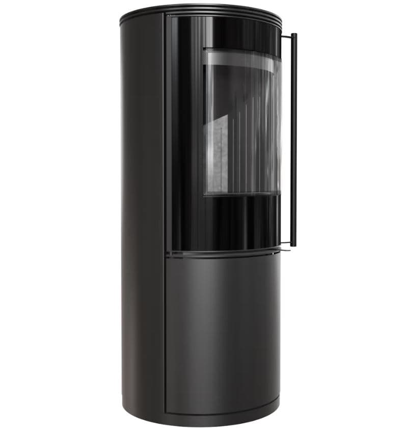KRATKI SVEN/BLACK 7KW ECODESIGN (75 - 90M2) ΕΝΕΡΓΕΙΑΚΗ ΣΟΜΠΑ ΑΠΟ ΧΑΛΥΒΑ ΜΕ ΜΑΥΡΑ ΚΕΡΑΜΙΚΑ TERMOTEC - Σόμπες