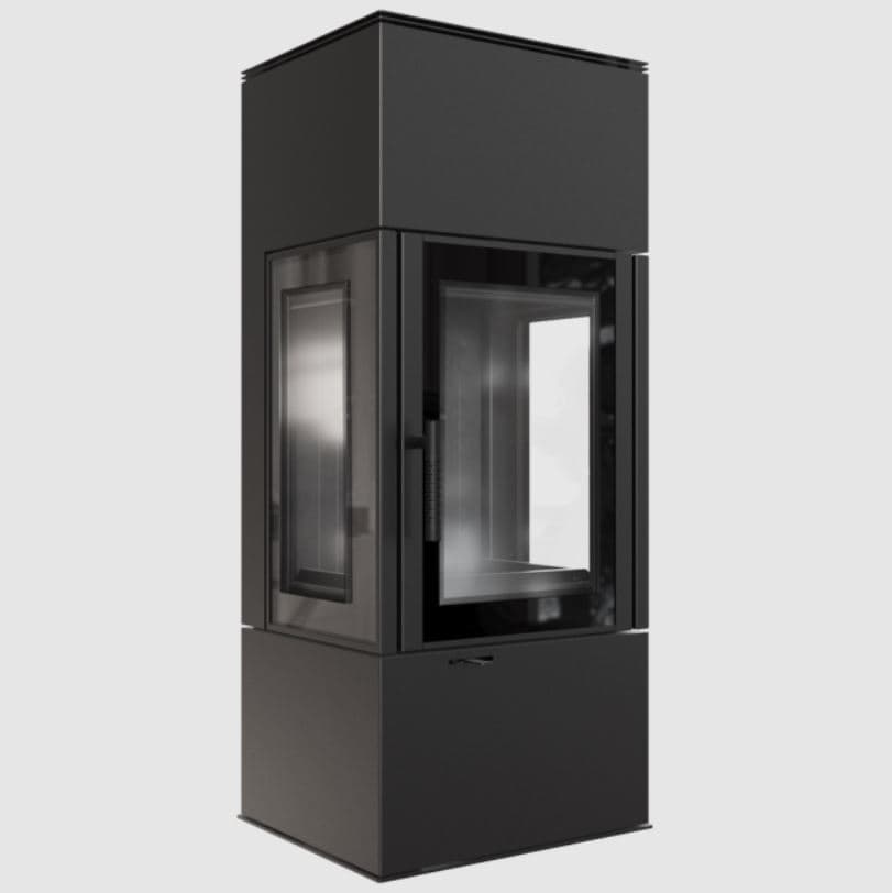 KRATKI THOR/VIEW/BLACK (A+) ECODESIGN 8KW (80-105M2) ΕΝΕΡΓΕΙΑΚΗ ΣΟΜΠΑ ΤΡΙΩΝ ΟΨΕΩΝ ΑΠΟ ΧΑΛΥΒΑ ΜΕ ΜΑΥΡΑ ΚΕΡΑΜΙΚΑ TERMOTEC - Σόμπες