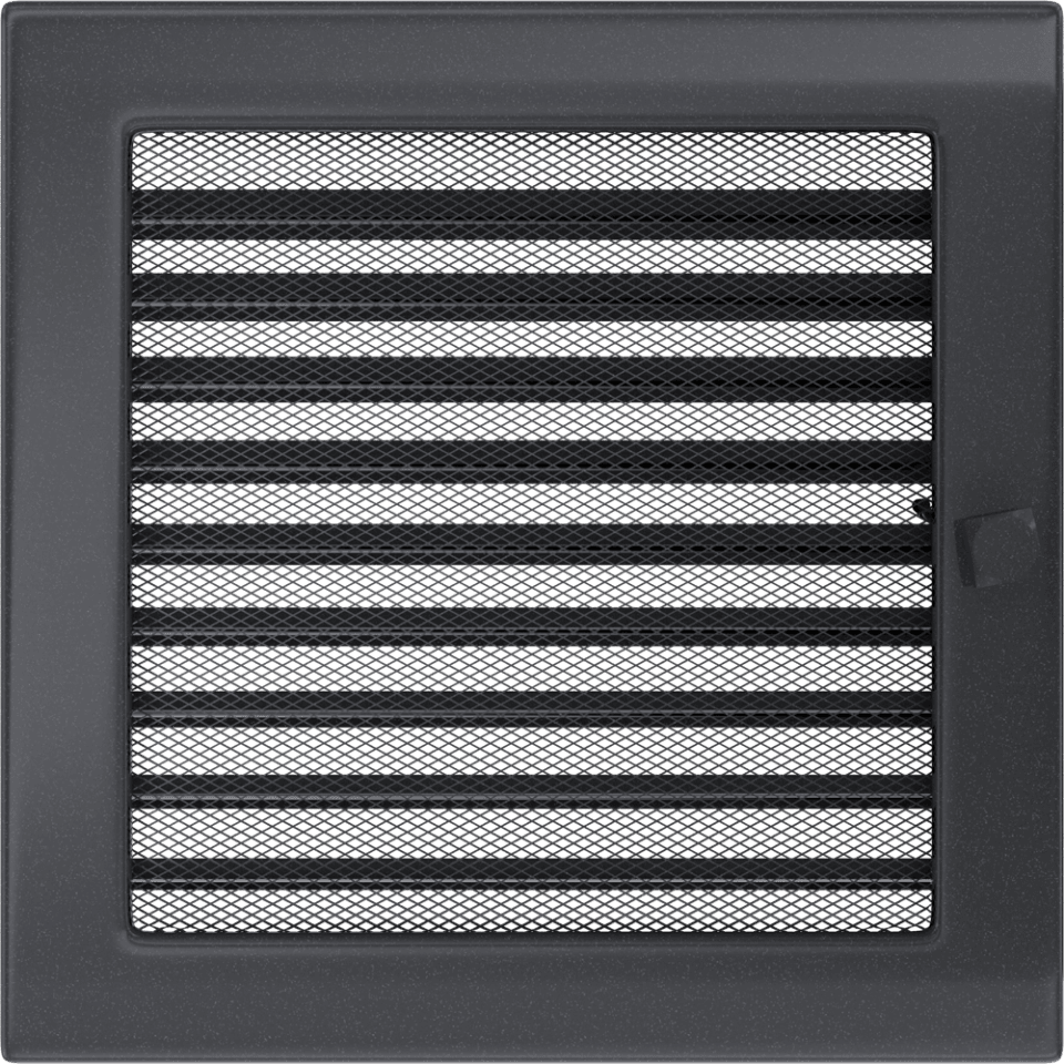 KRATKI ΠΕΡΣΙΔΑ 22GX ΑΝΟΙΓΟΜΕΝΗ 22X22CM ΓΡΑΦΙΤΗΣ - Τζάκια