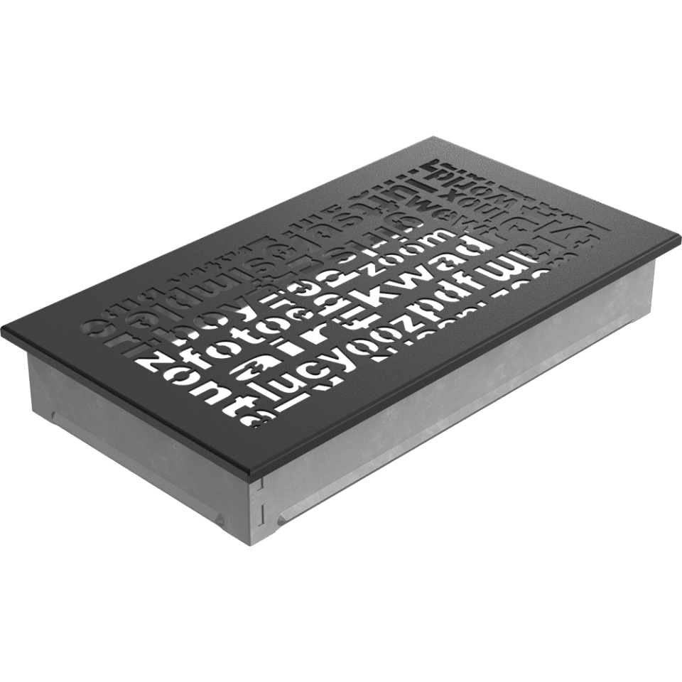 KRATKI ΠΕΡΣΙΔΑ 30ABC/C (17X30CM) ΜΑΥΡΗ - 3