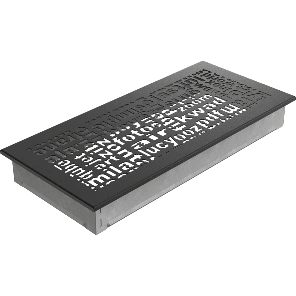 KRATKI ΠΕΡΣΙΔΑ 37ABC/C (17X37CM) ΜΑΥΡΗ - 3