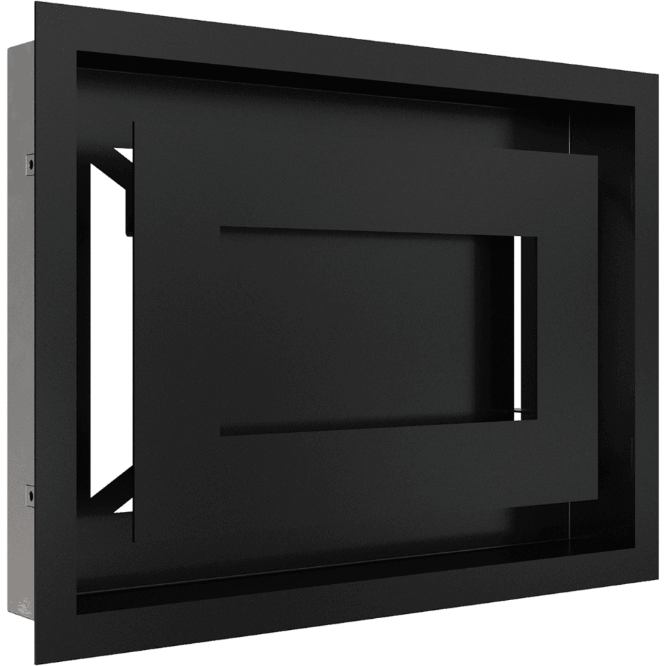 KRATKI ΠΕΡΣΙΔΑ 22/30C/WIND 22X30CM ΜΑΥΡΟ - Τζάκια