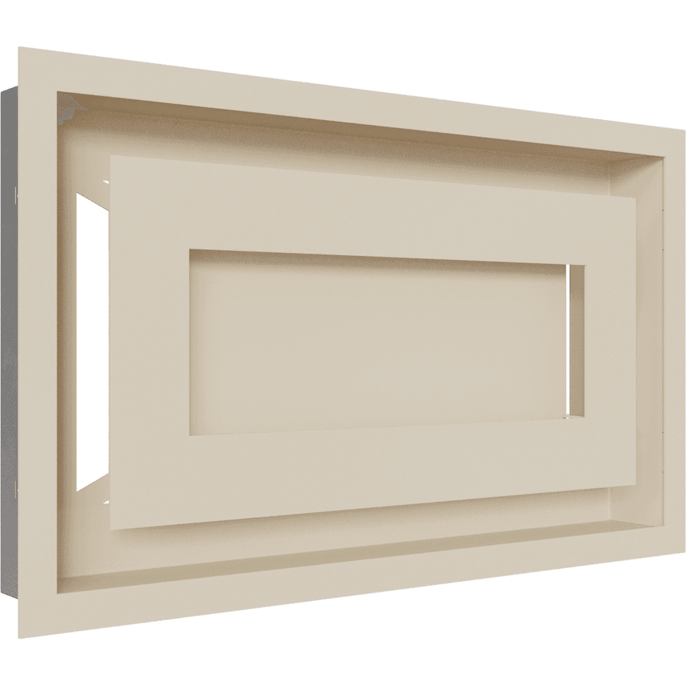 KRATKI ΠΕΡΣΙΔΑ 22/37K/WIND 22X37CM ΚΡΕΜ - Τζάκια