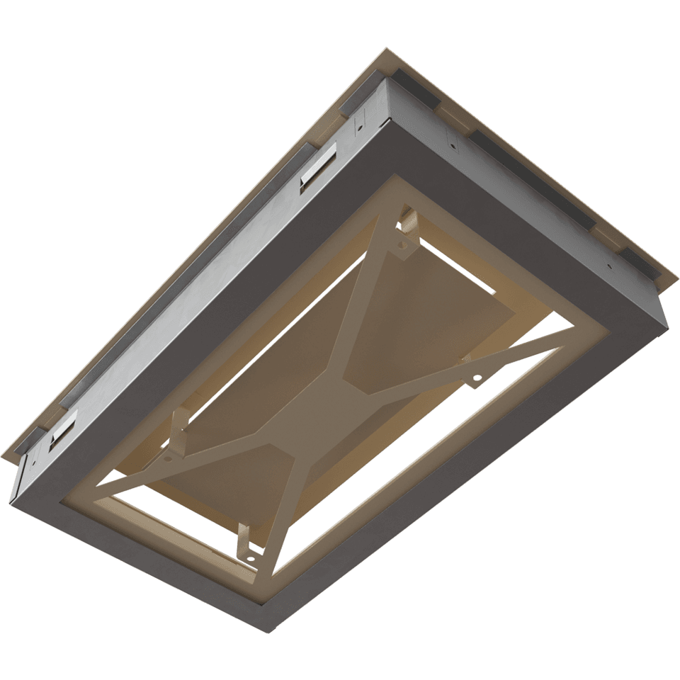 KRATKI ΠΕΡΣΙΔΑ 22/37K/WIND 22X37CM ΚΡΕΜ - 9