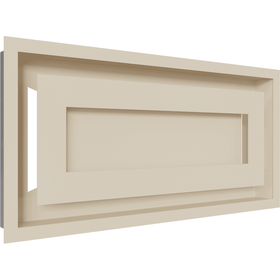 KRATKI ΠΕΡΣΙΔΑ 22/45K/WIND 22X45CM ΚΡΕΜ - Τζάκια