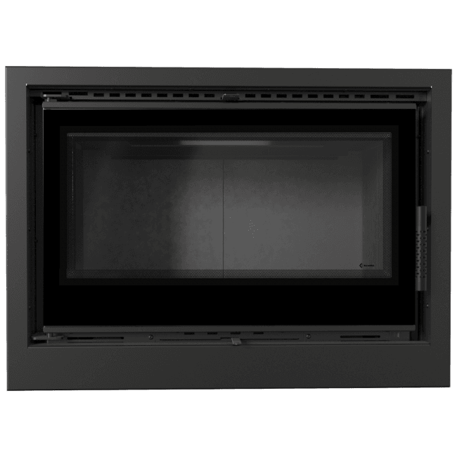 KRATKI KASETA/ARKE/80/BLACK (78X58CM ΑΠΑΙΤΟΥΜΕΝΟ ΑΝΟΙΓΜΑ) ECODESIGN 12KW (100-170Μ2)  ΕΝΕΡΓΕΙΑΚΗ ΕΝΘΕΤΗ ΕΣΤΙΑ ΑΕΡΟΘΕΡΜΗ ΜΕ ΔΙΠΛΟ ΒΕΝΤΙΛΑΤΕΡ (280M3/h) ΚΑΙ ΜΑΥΡΑ ΚΕΡΑΜΙΚΑ TERMOTEC - 4