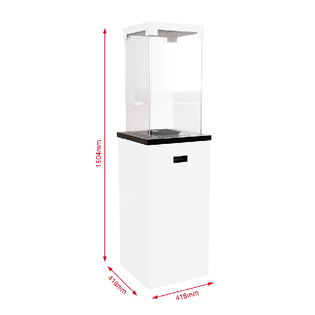 KRATKI ΣΟΜΠΑ ΘΕΡΜΑΣΤΡΑ ΥΓΡΑΕΡΙΟΥ PATIO/SLC/G30/37MBAR/S/B 8,2KW - 9